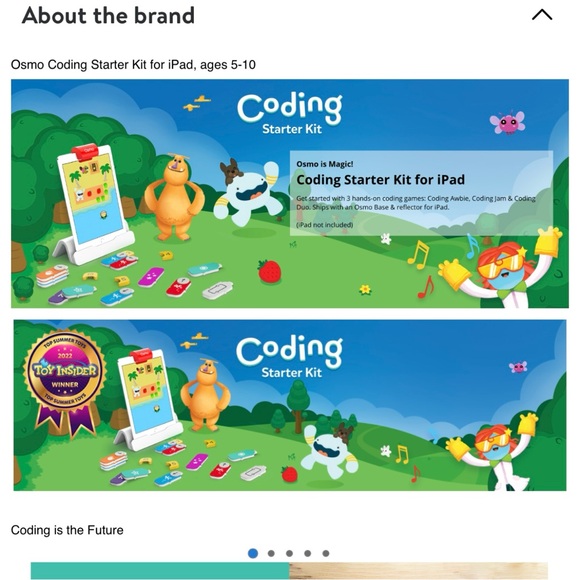 Osmo Coding Starter Kit for iPad Learning Games Stem Toy Ages 5-12 Learn to Code - Picture 2 of 16